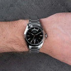 Reloj Casio MTP-1370D-1A2V Acero Inoxidable Negro Día y Fecha 50M