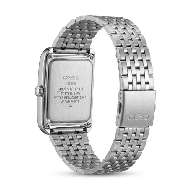 Reloj Casio MTP-B215D-7AVDF Plateado Acero Inoxidable 50M