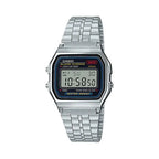 Reloj Casio A159W-N1DF Digital Plateado Retro Acero Inoxidable