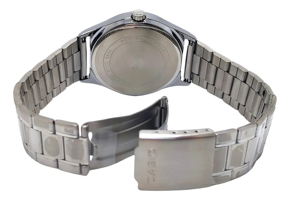 Reloj Casio MTP-V006D-2B Acero Inoxidable Esfera Azul Clásico
