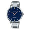 Reloj Casio MTP-VT01D-2B Acero Inoxidable Azul Minimalista 30M