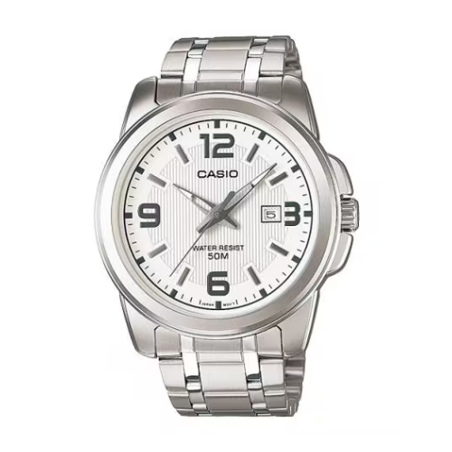 Reloj Casio MTP-1314D-7AV Acero Inoxidable Plateado Fecha 50M