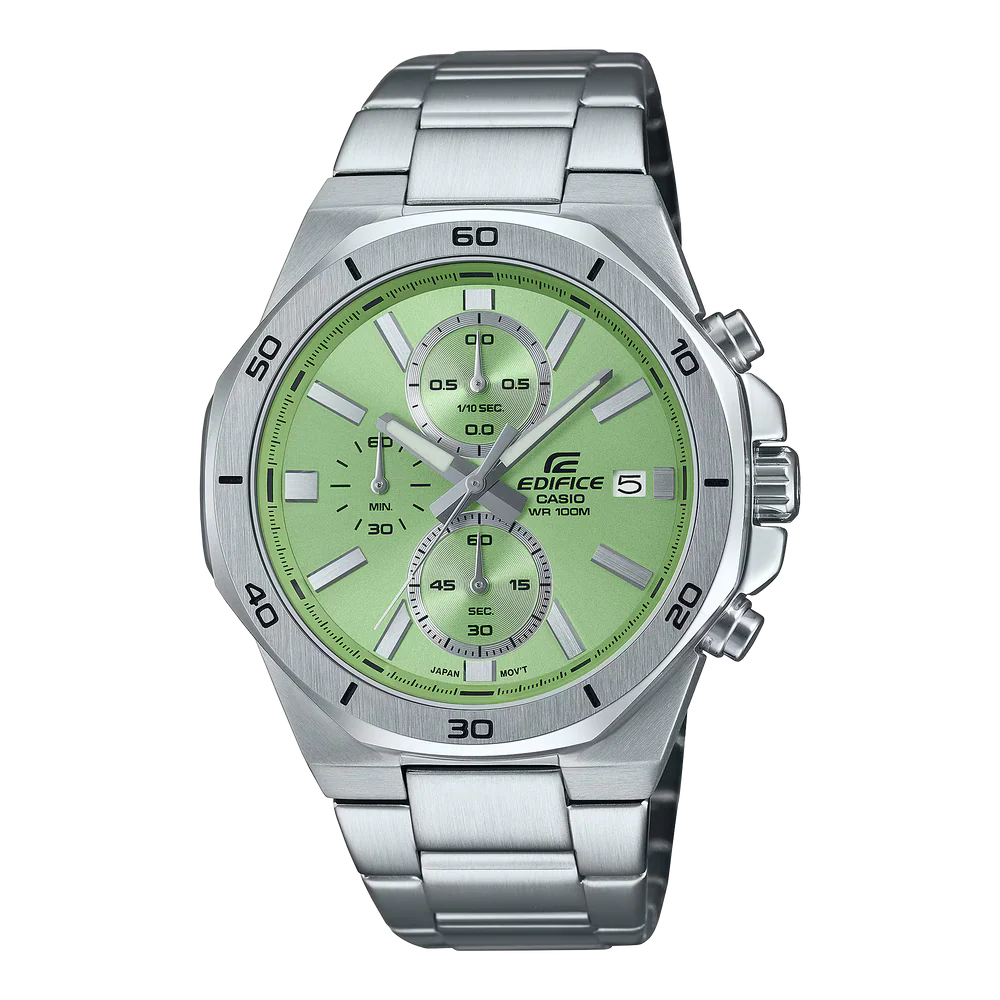 Reloj Casio Edifice EFV-640D-3AVUDF Verde Acero 100M