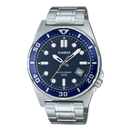 Reloj Casio MTD-135D-2AV Acero Inoxidable Esfera Azul Deportivo 100M