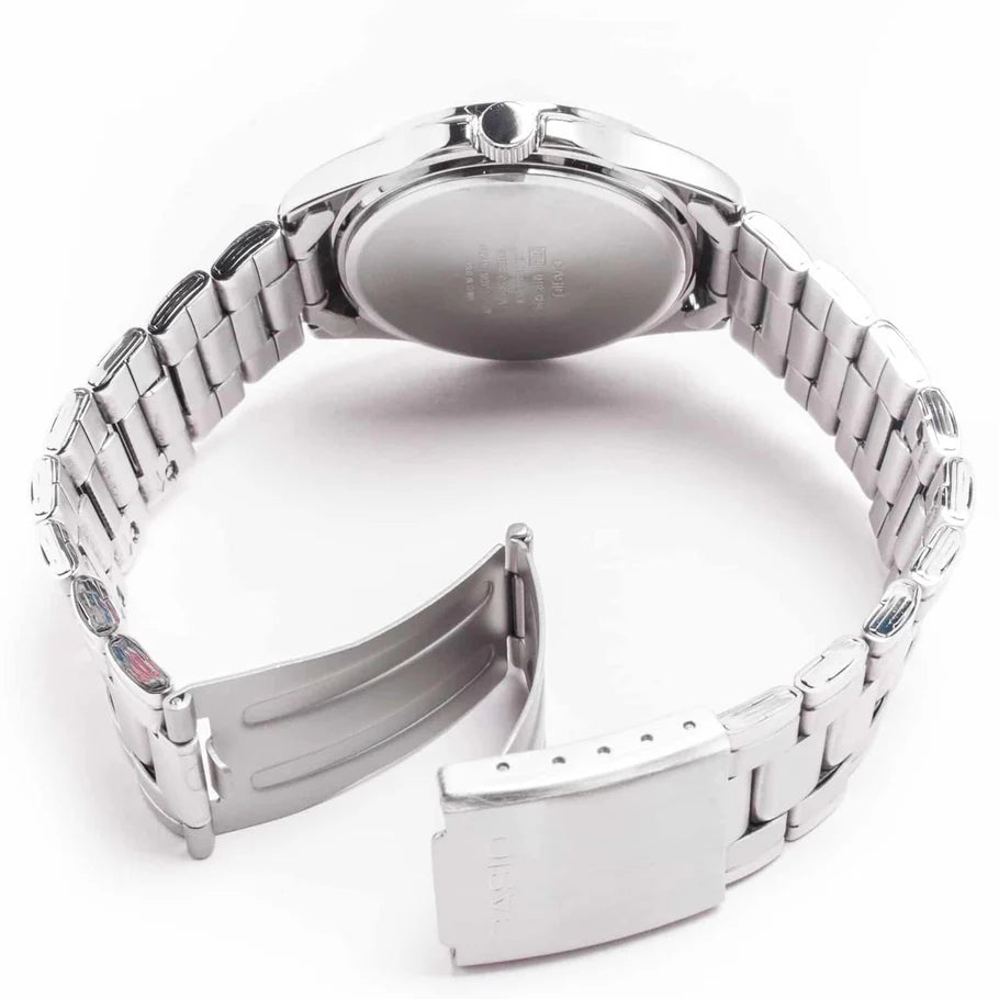 Reloj Casio MTP-1215A-2A Acero Inoxidable Azul 30M