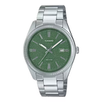 Reloj Casio MTP-1302DA-3AV Acero Inoxidable Esfera Verde Texturizada 50M
