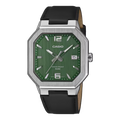 Reloj Casio MTP-B195L-3AV Correa de Cuero Verde Esfera Verde 50M