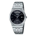 Reloj Casio MTP-B146D-1A Acero Inoxidable Negro Día y Fecha 50M