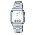 Reloj Casio AQ-230A-7DMQ Plateado Vintage Ana-Digi