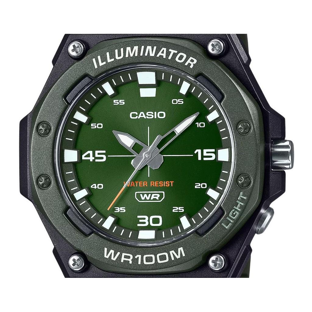 Reloj Casio MW-620H-3AV Verde Resina 100M