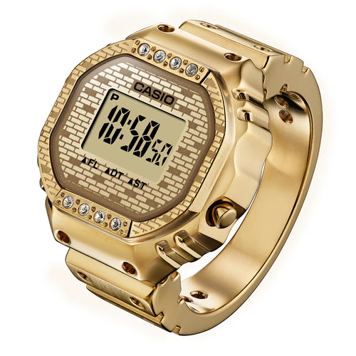 Reloj Anillo Casio CRW-001JB-9DR Dorado J Balvin Edición Especial