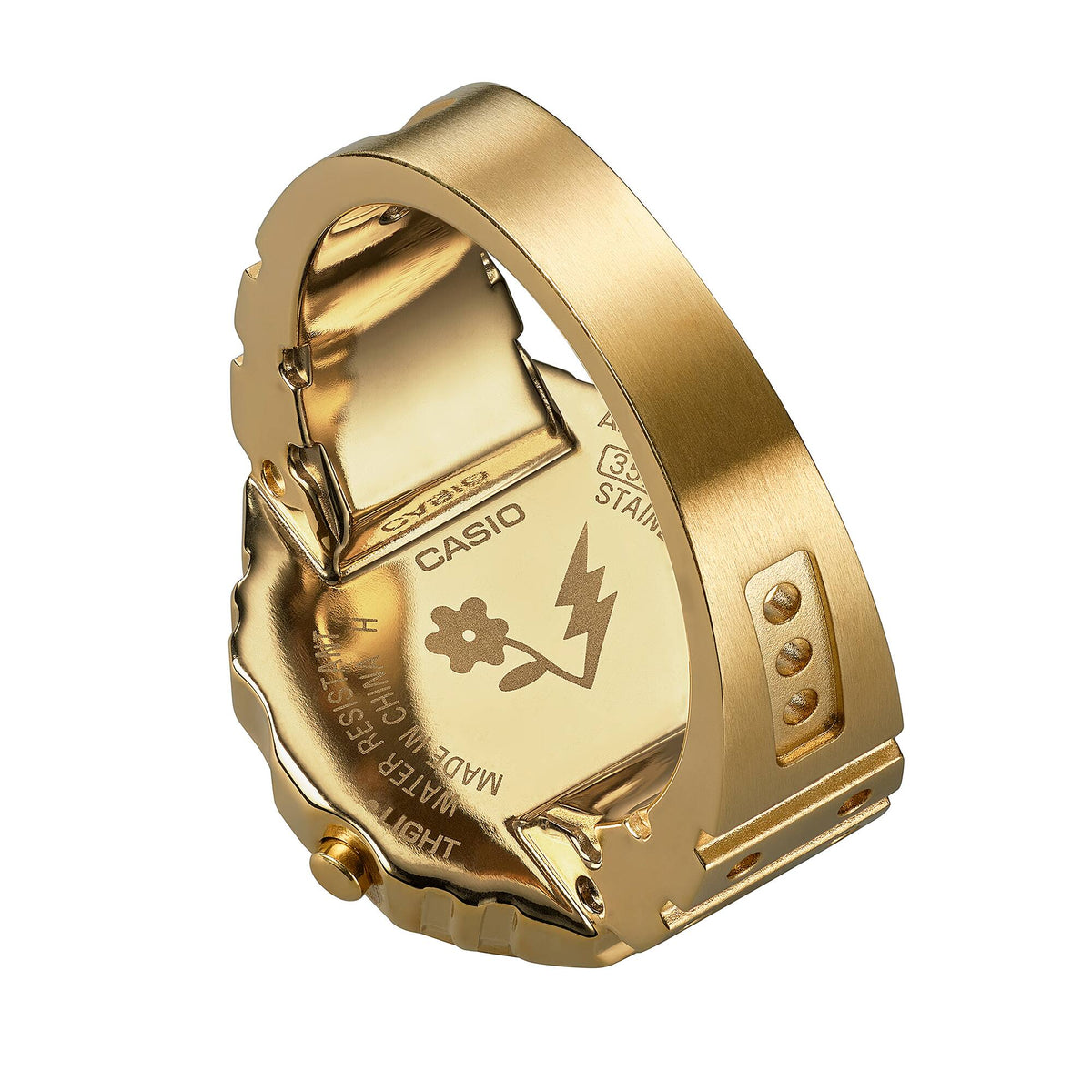 Reloj Anillo Casio CRW-001JB-9DR Dorado J Balvin Edición Especial