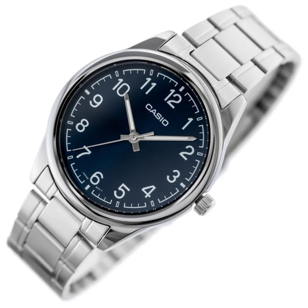 Reloj Casio MTP-V005D-2B4 Acero Inoxidable Azul Fecha 30M
