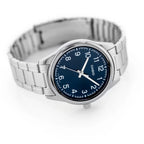 Reloj Casio MTP-V005D-2B4 Acero Inoxidable Azul Fecha 30M