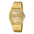 Reloj Casio MTP-B146G-9A Dorado Acero Inoxidable Día y Fecha 50M