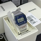 Reloj Casio Vintage A158WEA-2DF Plateado Digital Clásico