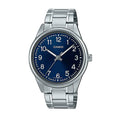 Reloj Casio MTP-V005D-2B4 Acero Inoxidable Azul Fecha 30M