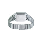 Reloj Casio A100WE-7B Plateado Digital Vintage Acero Inoxidable