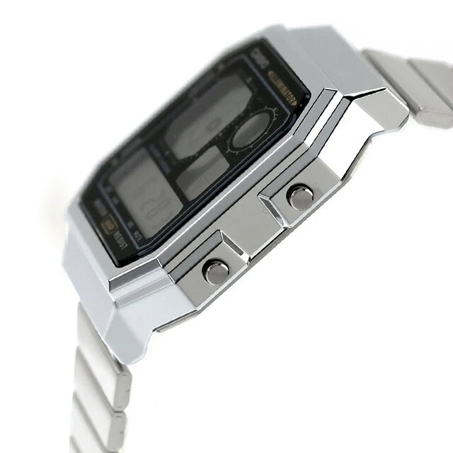 Reloj Casio Vintage A130WE-1ADF Plateado Digital Retro