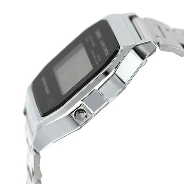Reloj Casio Vintage A158WEA-1DF Plateado Digital Negro