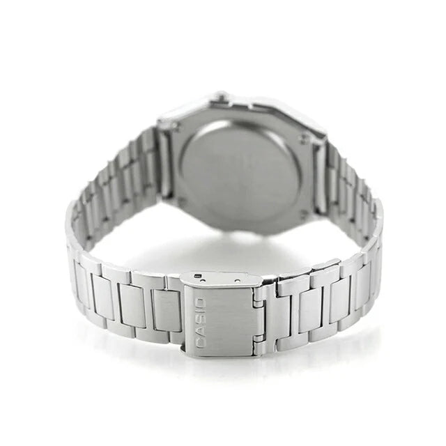Reloj Casio Vintage A158WEA-1DF Plateado Digital Negro