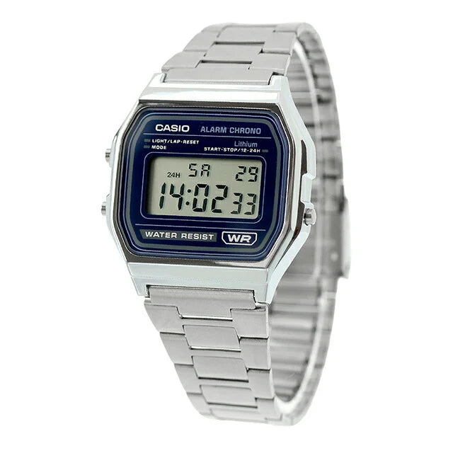 Reloj Casio Vintage A158WEA-2DF Plateado Digital Clásico