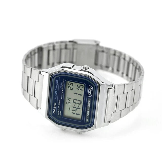 Reloj Casio Vintage A158WEA-2DF Plateado Digital Clásico