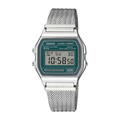 Reloj Casio A158WEM-3 Verde Digital Vintage Acero Inoxidable