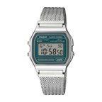 Reloj Casio A158WEM-3 Verde Digital Vintage Acero Inoxidable