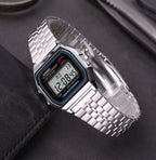 Reloj Casio A159W-N1DF Digital Plateado Retro Acero Inoxidable