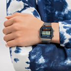 Reloj Casio A168WA-1 Plateado Digital Vintage Acero Inoxidable