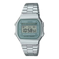 Reloj Casio Vintage A168WA-3AYDF Plateado Digital Electroluminiscente