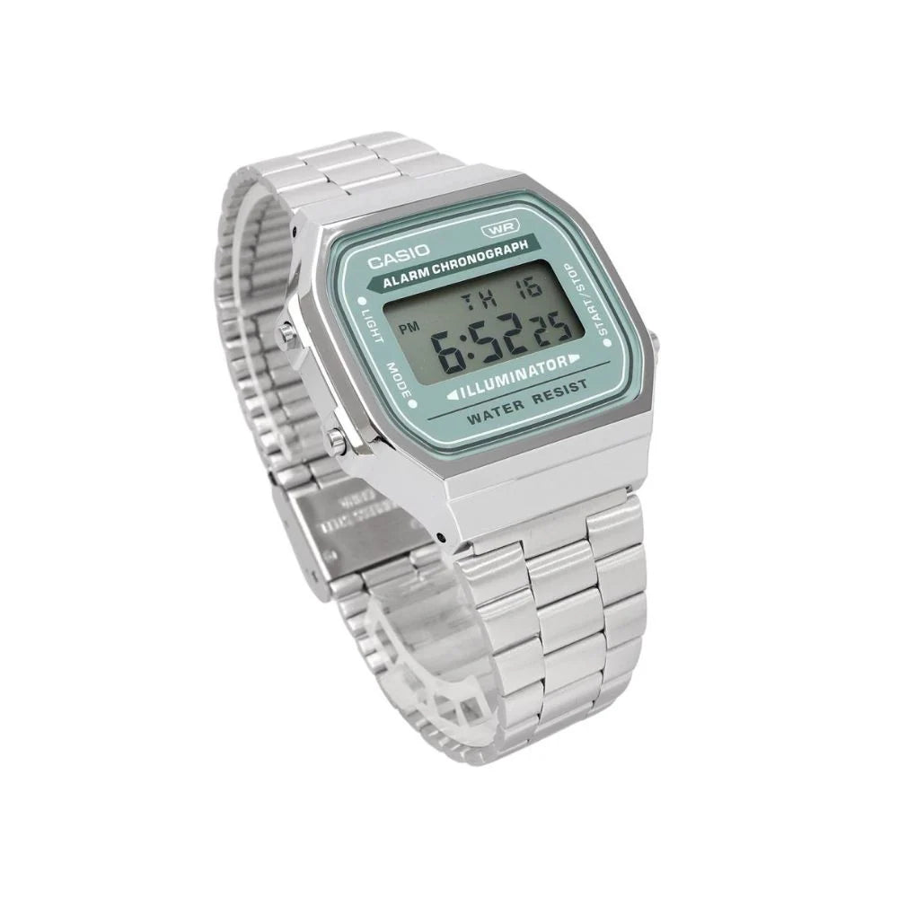 Reloj Casio Vintage A168WA-3AYDF Plateado Digital Electroluminiscente