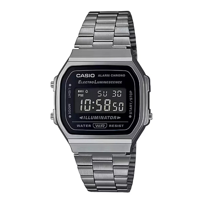 Reloj Casio Vintage A168WGG-1BDF Gris Digital Electro-Luminiscente