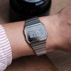 Reloj Casio A700WEV-7A Plateado Retro Acero