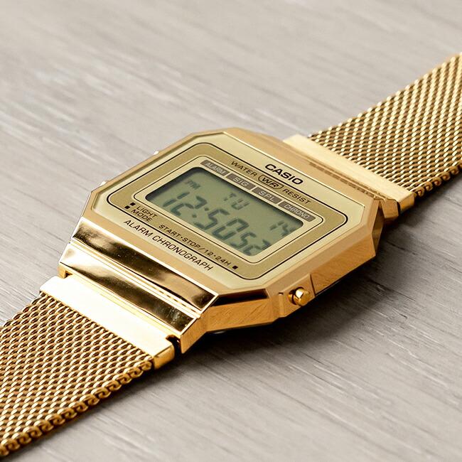 Reloj Casio Vintage A700WMG-9ADF Dorado Digital Malla Milanesa