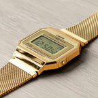 Reloj Casio Vintage A700WMG-9ADF Dorado Digital Malla Milanesa