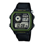 Reloj Casio AE-1200WHB-1BV Negro Tela 100M