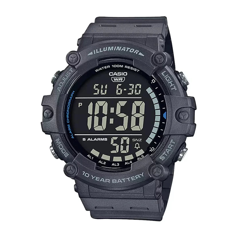 Reloj Casio AE-1500WH-8BV Digital Gris Deportivo Pantalla Grande 100M