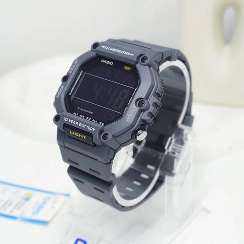 Reloj Casio AE-1600H-8BV Resina Gris Digital Deportivo 100M