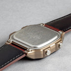 Reloj Casio AE-1200WHL-5AV World Time Cuero Café 100M Digital Original