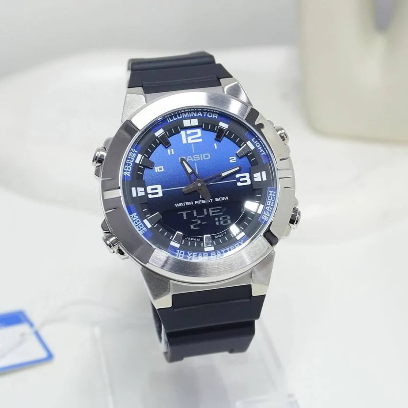 Reloj Casio AMW-870A-2AVDF Analógico Digital Correa Resina 50M