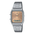 Reloj Casio AQ-230A-4AMQY Vintage Acero Inoxidable Analógico Digital