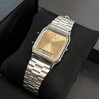 Reloj Casio AQ-230A-4AMQY Vintage Acero Inoxidable Analógico Digital