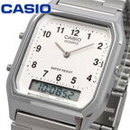 Reloj Casio Vintage AQ-230A-7BMQ Plateado Analógico Digital