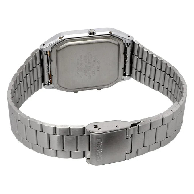Reloj Casio Vintage AQ-230A-7BMQ Plateado Analógico Digital