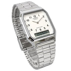 Reloj Casio Vintage AQ-230A-7BMQ Plateado Analógico Digital