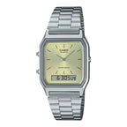 Reloj Casio AQ-230A-9AMQY Vintage Acero Inoxidable Analógico Digital