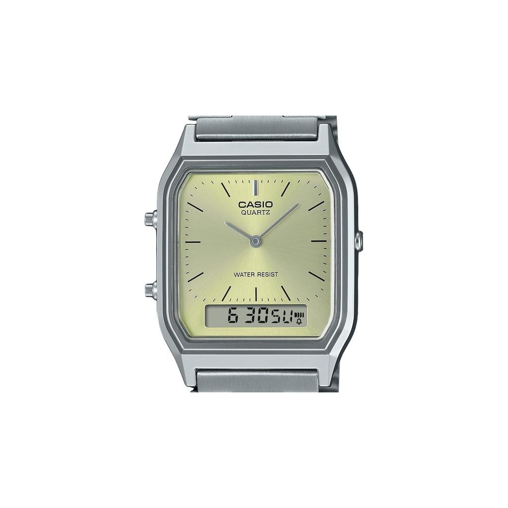 Reloj Casio AQ-230A-9AMQY Vintage Acero Inoxidable Analógico Digital