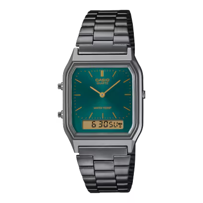 Reloj Casio AQ-230EGG-3A Verde Gunmetal Vintage